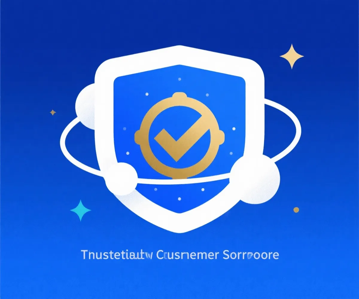 Brand trust and secure verification illustration