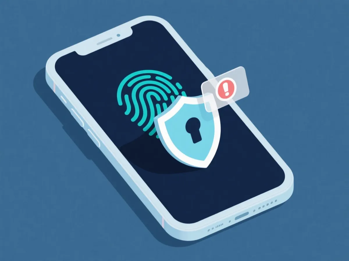 Mobile security illustration
